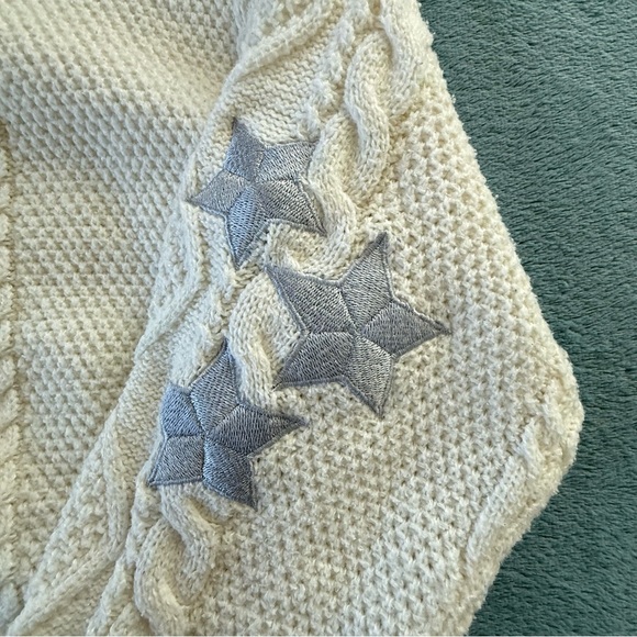 Taylor Swift Cream Cable Knit Stars Folklore Cardigan Size L/XL - Picture 5 of 12